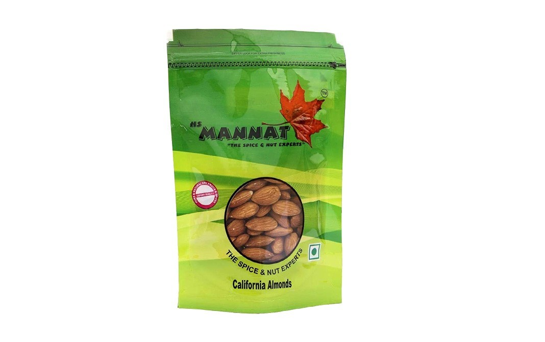 Mannat California Almonds    Pack  200 grams
